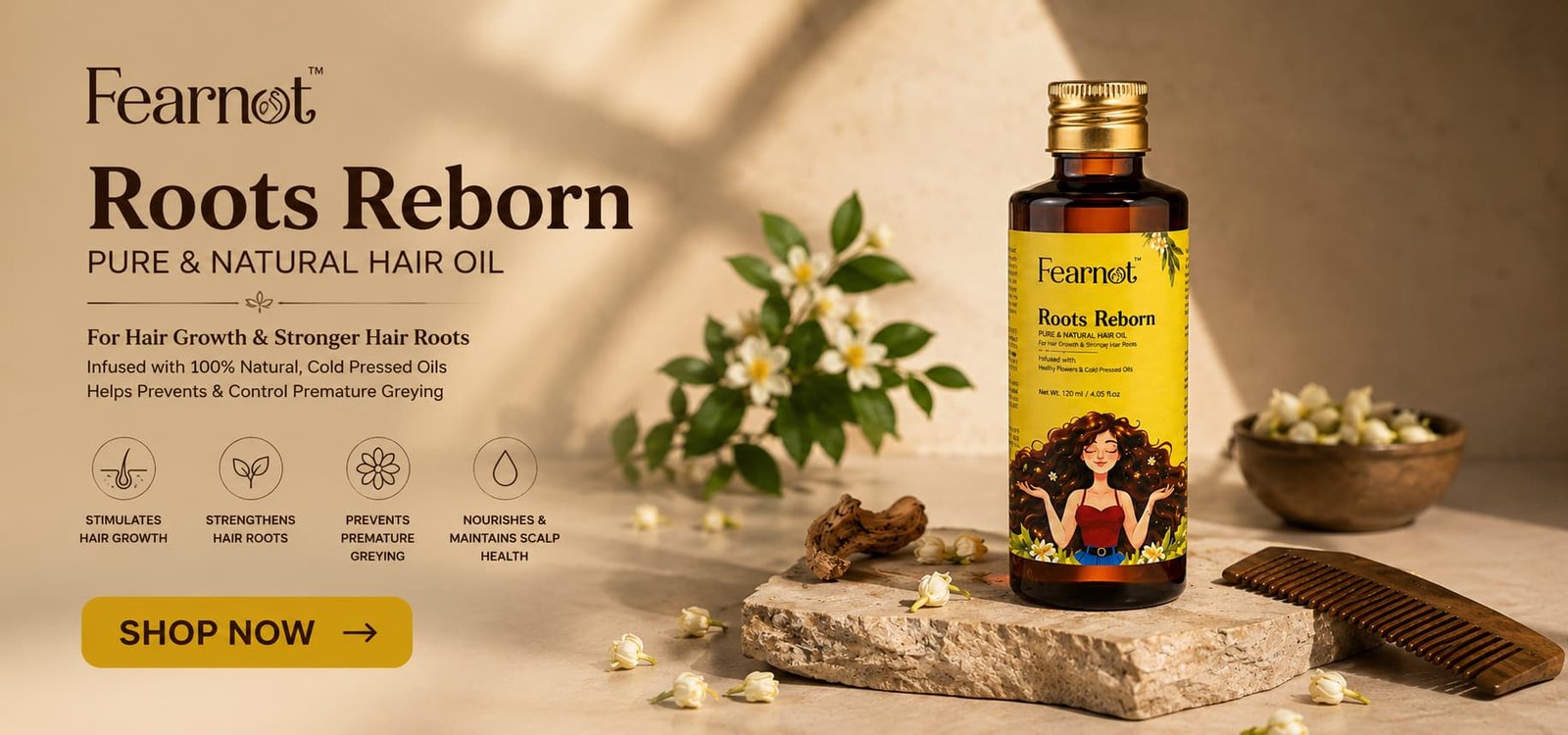 Roots Reborn Pure hair oil essence